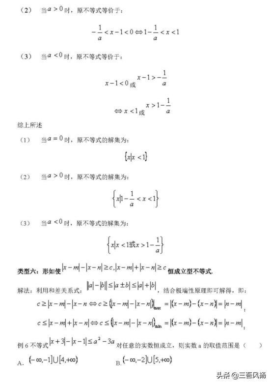 高考数学解题大招 ： 你刚好需要，我刚好有