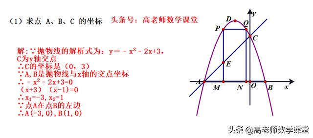 二次函数压轴题（解析式，周长，面积，按条件找点）