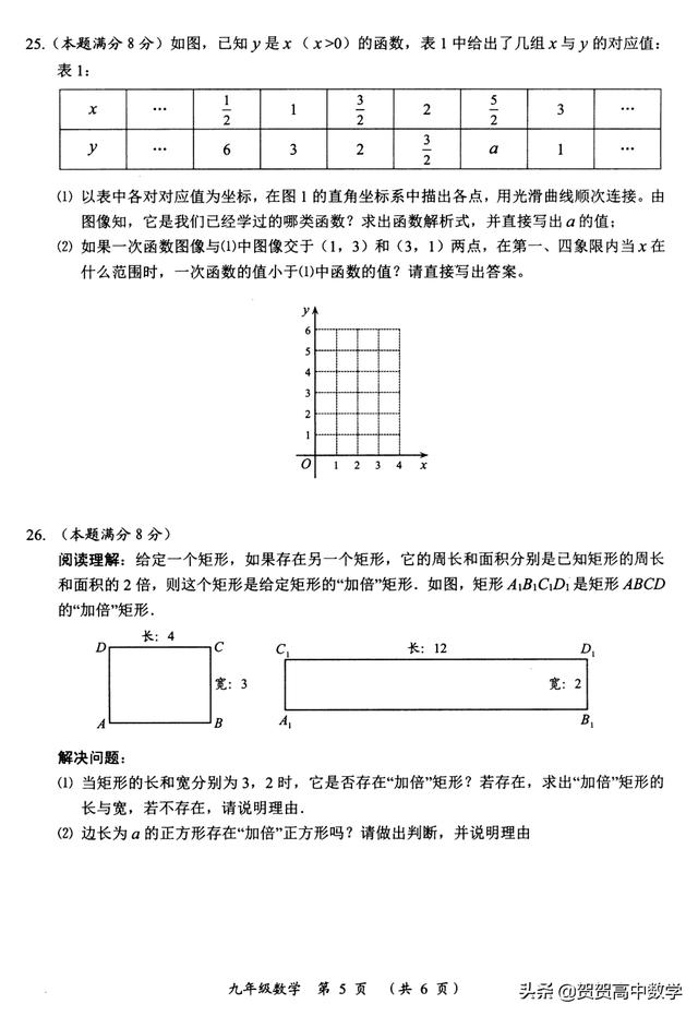 备战中考｜常州市九年级数学调研测试数学试题2019.4（最新）