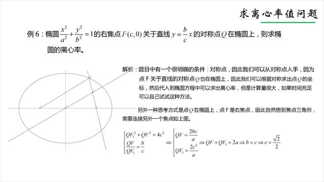 [高中数学]圆锥曲线中离心率的值与范围的求解方法