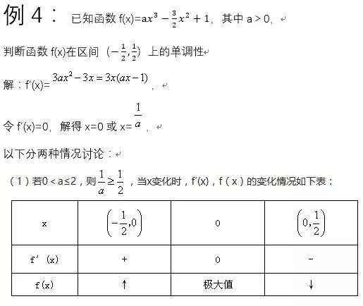 导数中含参数问题该如何进行分类讨论