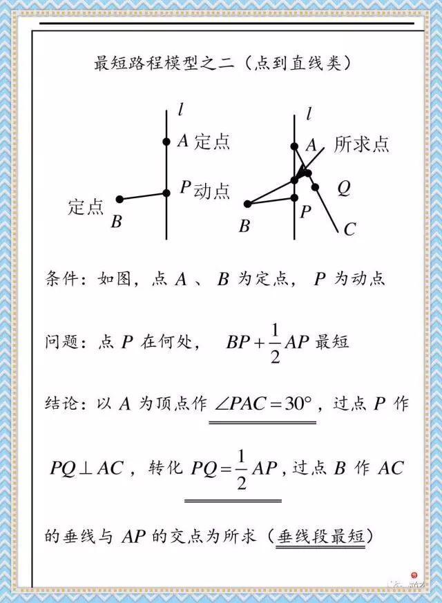 初中几何难？看看这些模型 对你一定有帮助