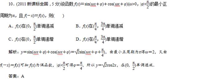 高中数学三角函数系列之函数图像平移问题，看完这一篇你就懂了！