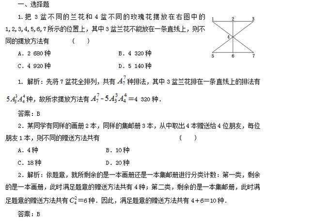 高考数学-排列组合多种类型真题讲解！不遗漏，不重复是关键