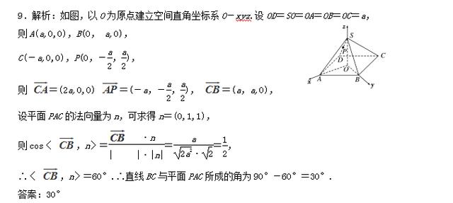 高考数学-用向量方法解决立体几何题，选择填空大题真题讲解！