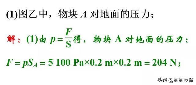 初中（中考）物理必须掌握的九大题型