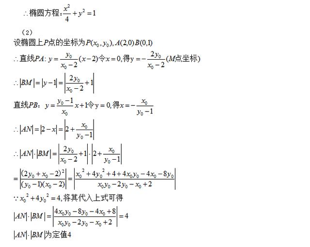 高考数学之椭圆六大题型，定点，定值，弦长，面积等真题解析！