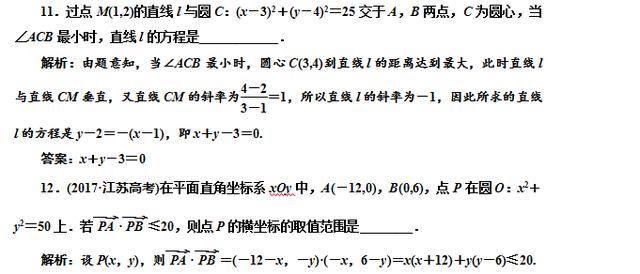 高考数学直线与圆三类题型，判位置，求切线，解弦长真题解析！