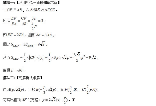 高考数学圆锥曲线真题一题多解，发散思维，多角度理解题意！