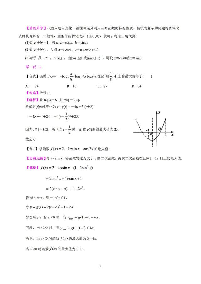 高中数学思想之转化与化归的思想（非常重要）