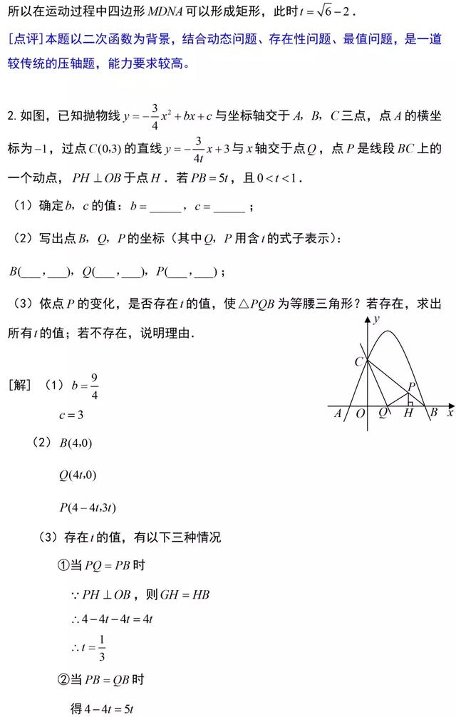 中考数学，这套“二次函数”解题技巧总结，助您的孩子完美逆袭！