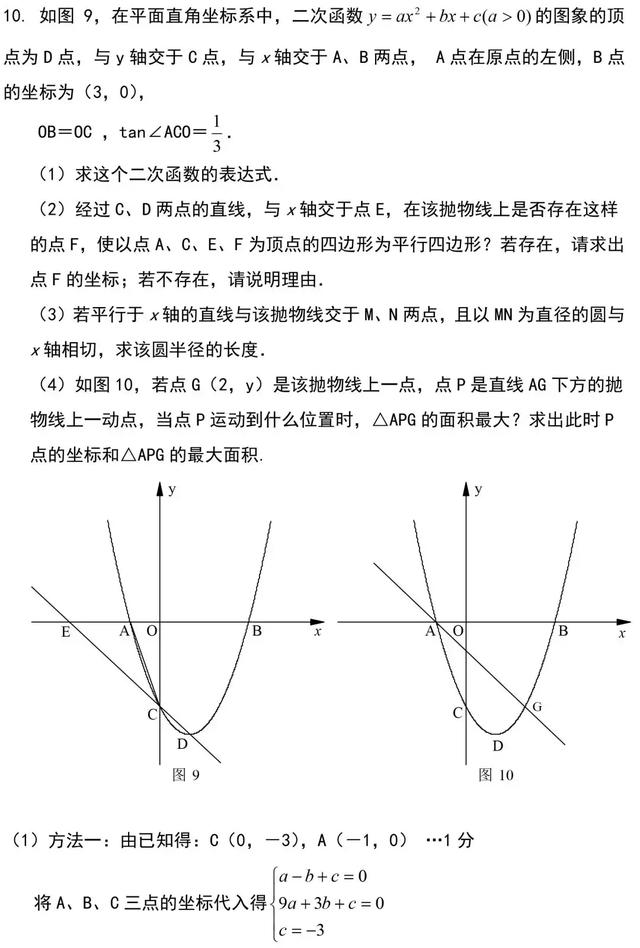 中考数学，这套“二次函数”解题技巧总结，助您的孩子完美逆袭！