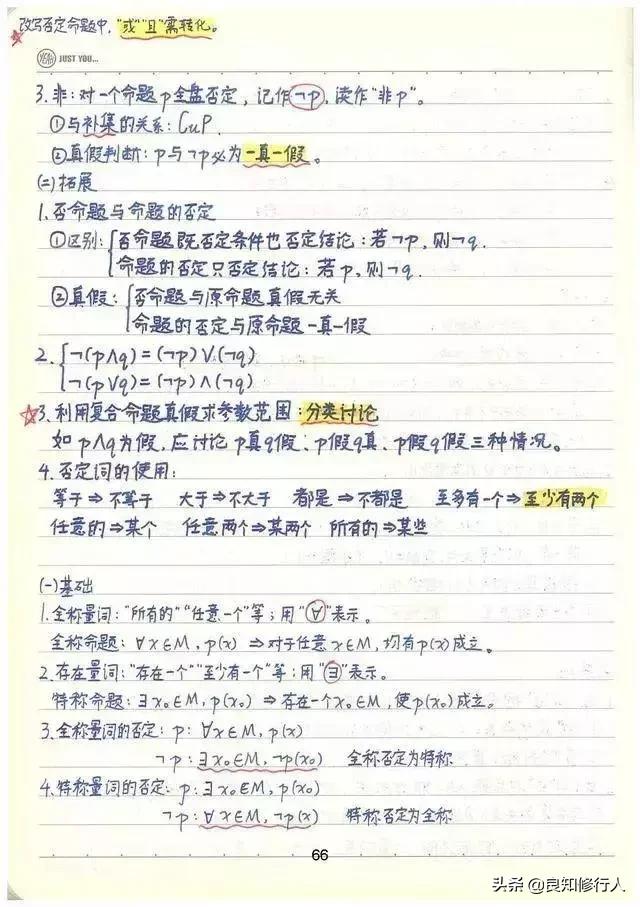 高考数学：高分学霸超全数学知识整理