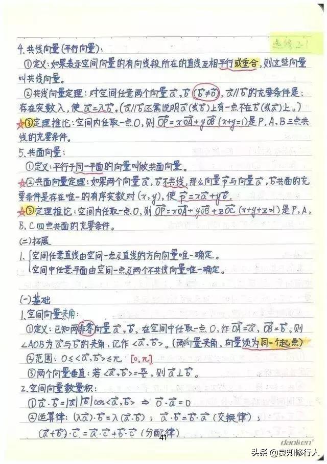 高考数学：高分学霸超全数学知识整理