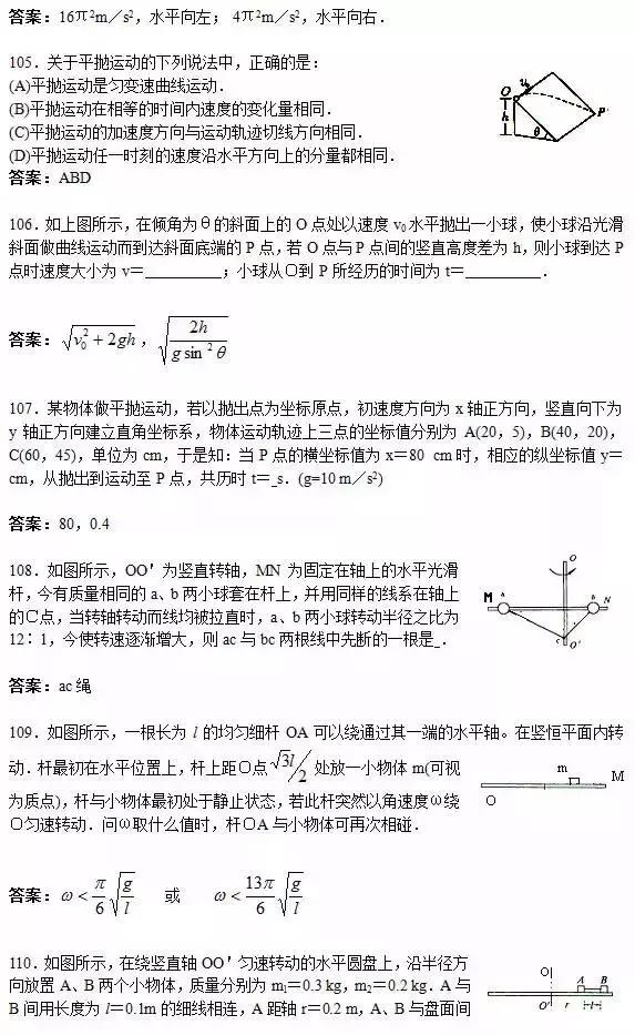 高中物理易错题150题附答案，太经典了！