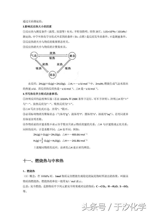 点心优课化学于汐：提分必备！高中化学选修四重难点知识全整理！