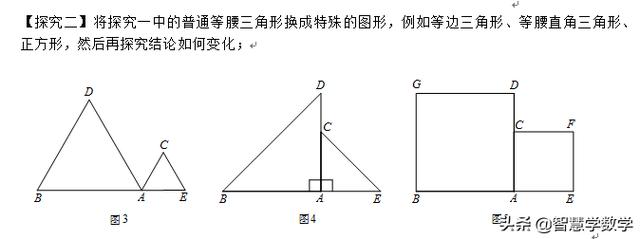 “手拉手”模型、双垂+角平分线模型、半角模型和探究（在后面）