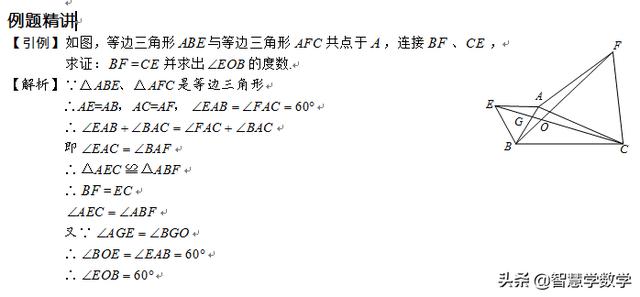 “手拉手”模型、双垂+角平分线模型、半角模型和探究（在后面）