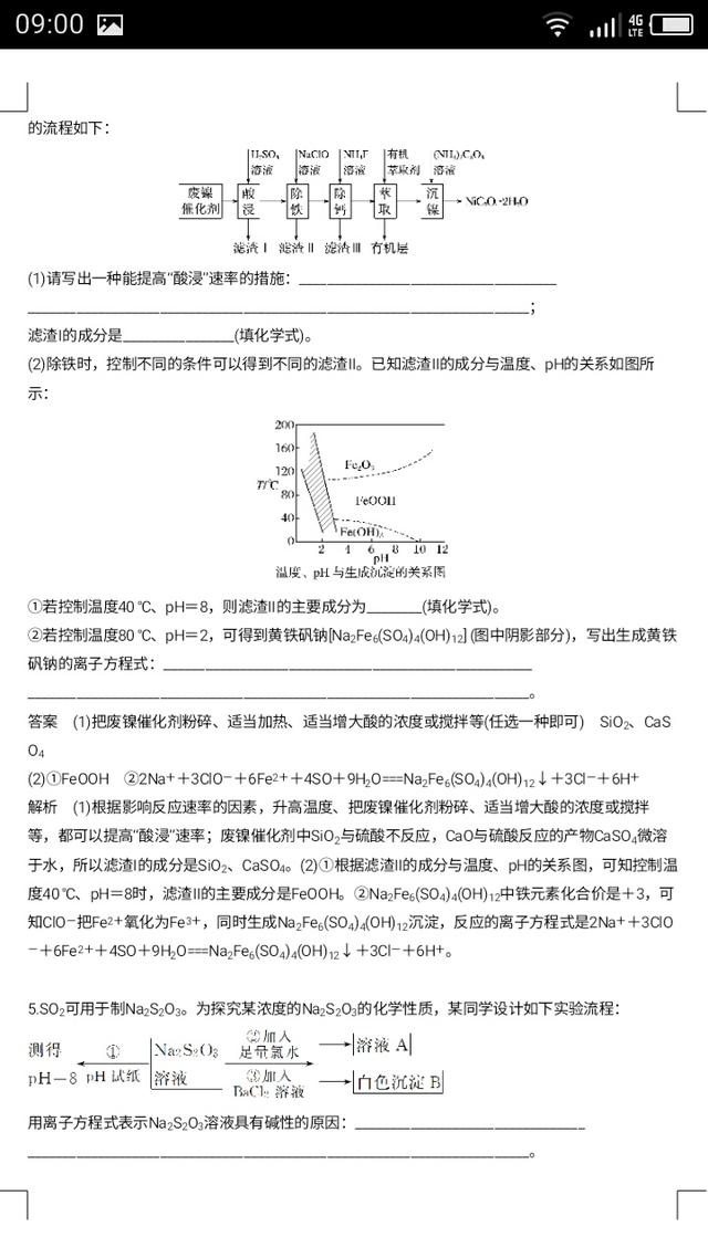 高考化学专集一一（六）信息型方程式书写特训