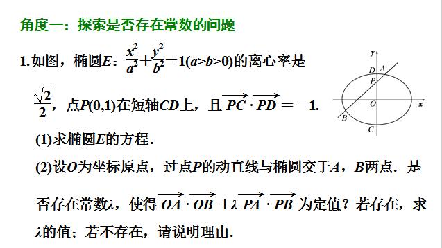 高考数学圆锥曲线定点定值和三类探索性问题真题解析！