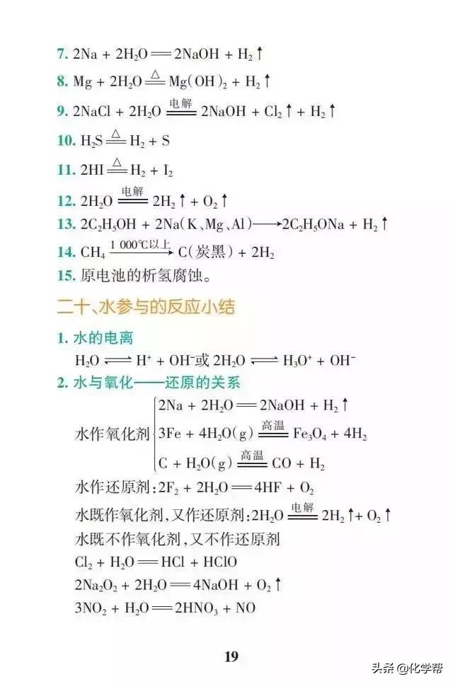 高考化学高频考点速记速查！II干货