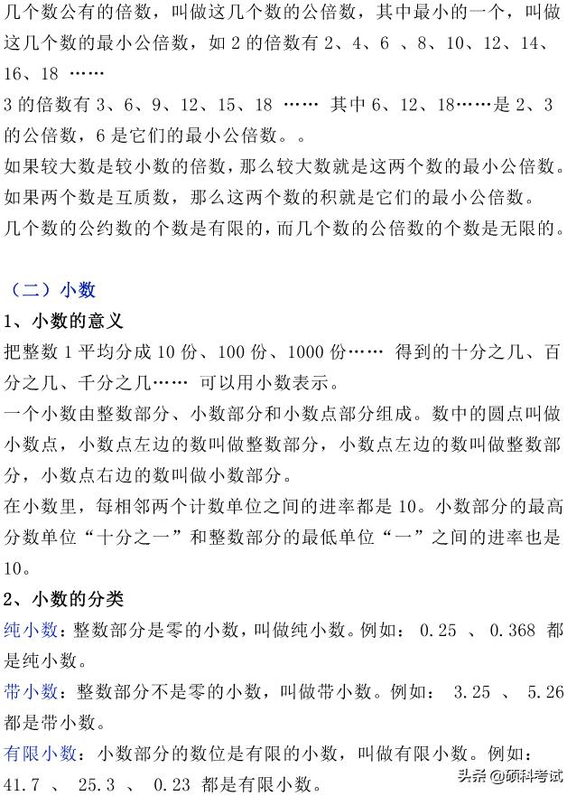 小升初数学考试