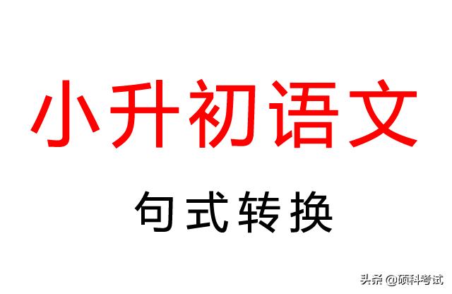 六年级语文：小升初考试必考句式知识点汇总+相关专项习题，速藏