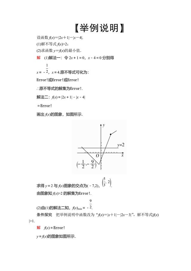 精选新题和好题——绝对值不等式