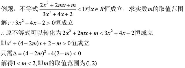 高考数学解决不等式恒成立问题常用5种方法