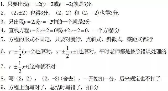 2019高考数学阅卷细则曝光，这样才能避免扣冤枉分！