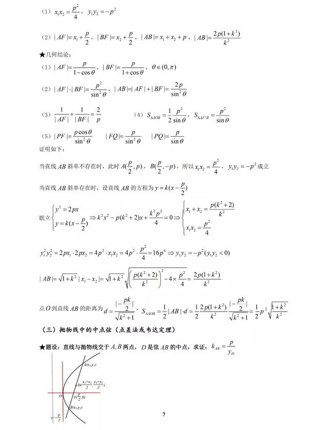 太经典了，圆锥曲线高考命题规律及常见题型归纳