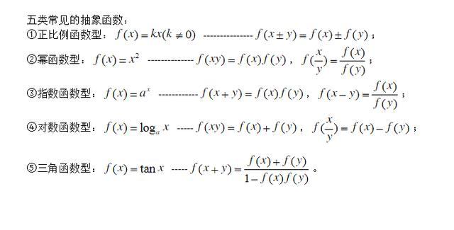 高考数学5类常见抽象函数真题讲解！你对抽象函数有多少了解？