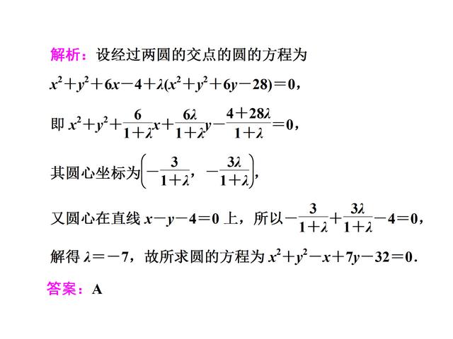 解析几何化运算的5个技法