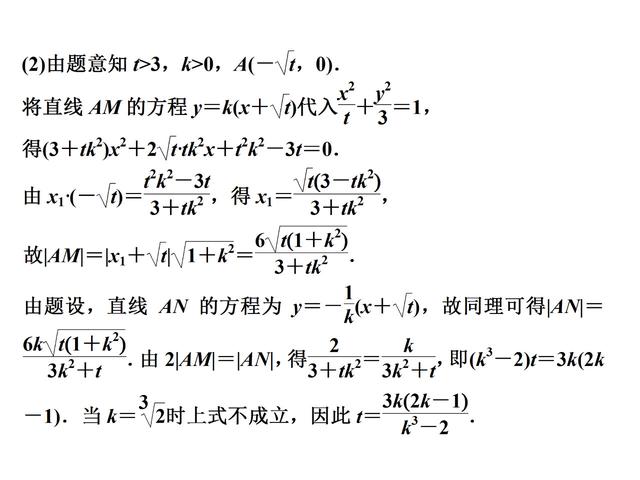 解析几何化运算的5个技法