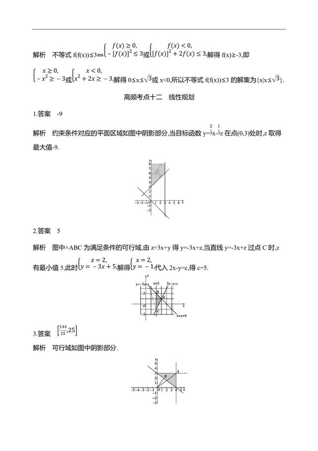 2019江苏数学复习——高频考点练透