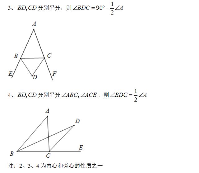 你不知道的初中数学代数、几何结论