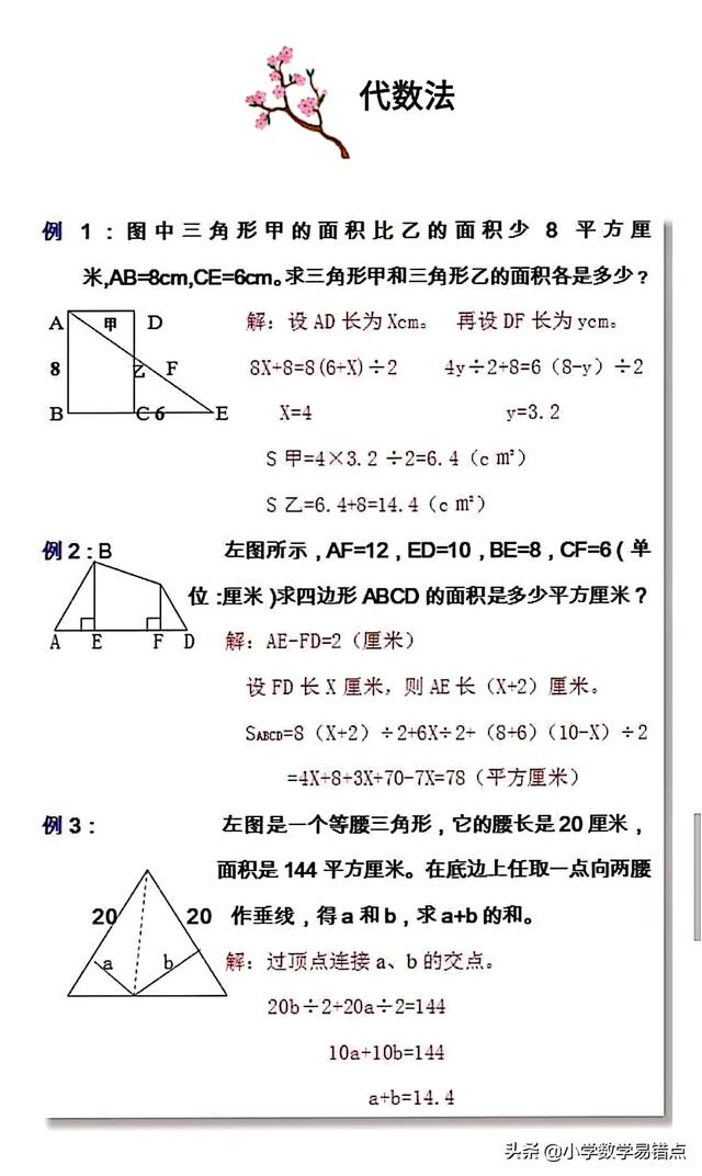 小升初图形专题十种解题法
