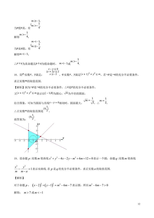 含参数的常用逻辑问题