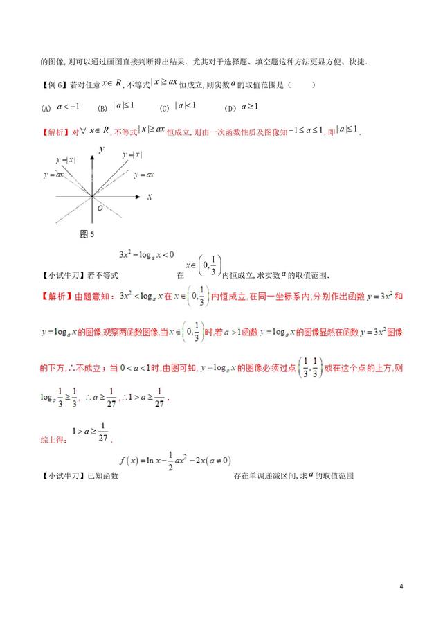 冲刺140——含参数的不等式的恒成立恰成立能成立问题