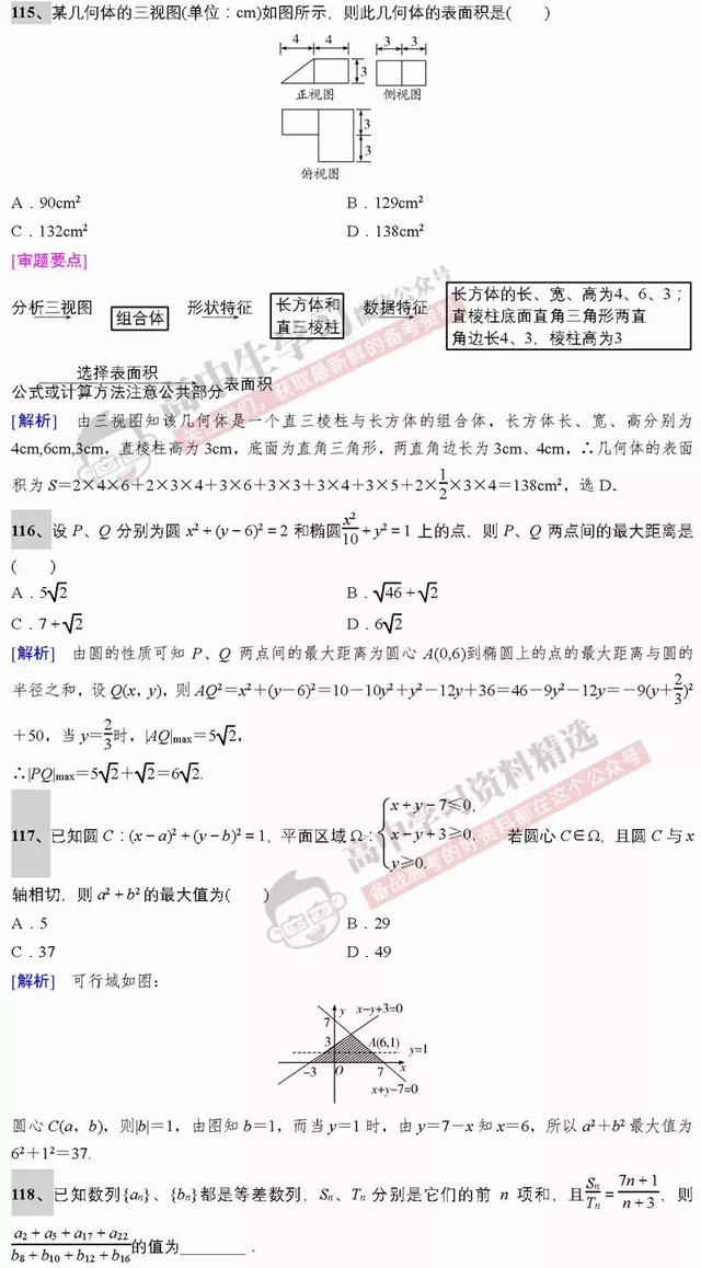 刷完这160题数学题，数学成绩再上一台阶