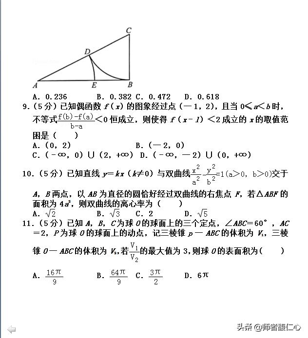 最新重磅：2019最新高考数学模拟题 战前必练 笑傲考场