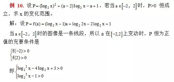 高中数学：函数恒成立的10大转化策略。