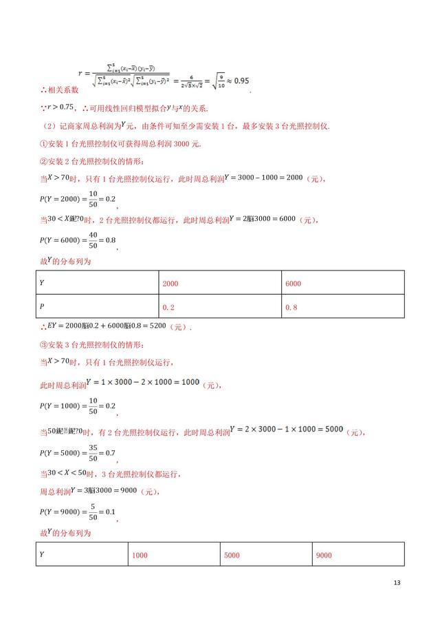 高中数学难点瓶颈突破之实际应用中的统计解答题