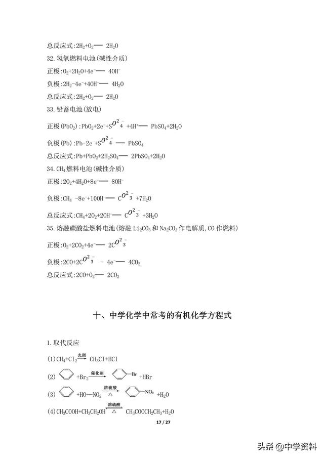 高中化学核心考点 、整合归纳，都在这了！