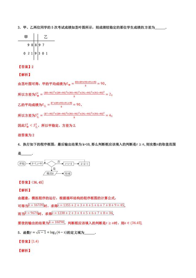 2019全国普通高等院校统一招生考试数学试卷（终极押题江苏卷）