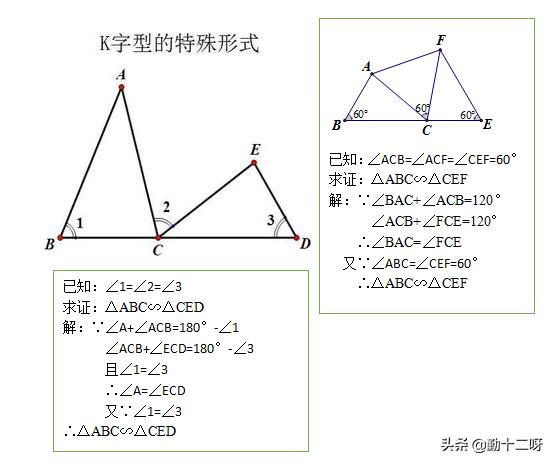 2019中考数学专题之“一线三角”（K型图）证相似