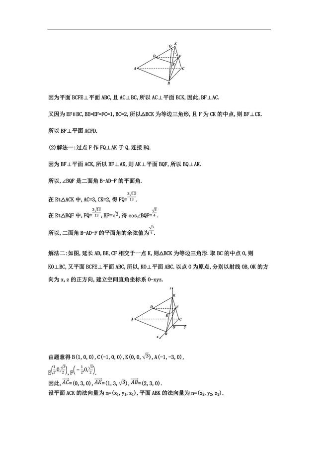 核心专题——空间向量在立体几何中的应用