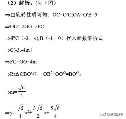 含参数二次函数的压轴题解题策略，细心观察，掌握方法挺简单