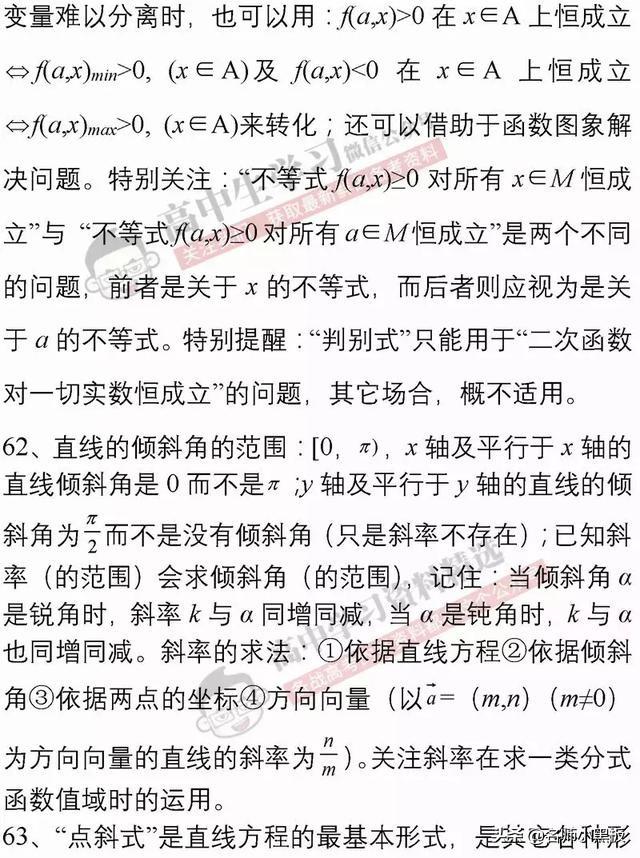 高考前必看，数学提高30分