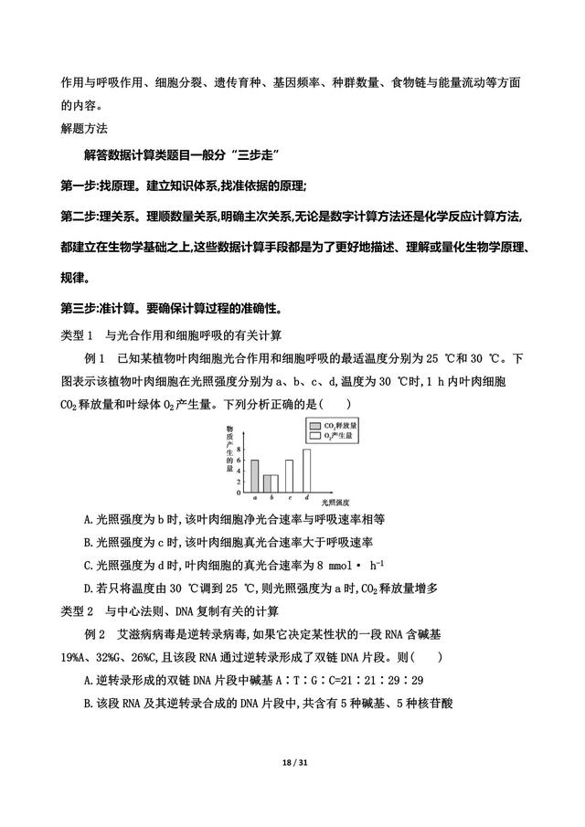 高考生物攻略，五个热考题型突破 附解析训练